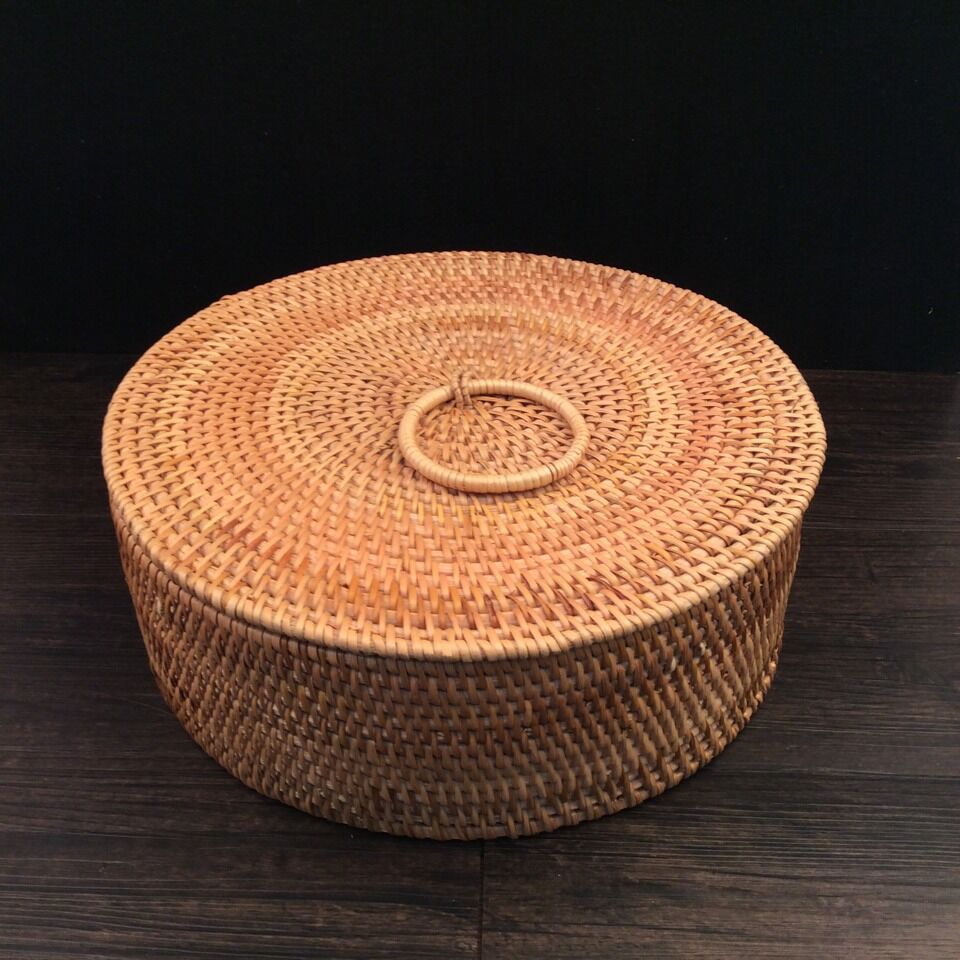 Panier de rangement à fruits en rotin tressé d'automne - LUXARAH