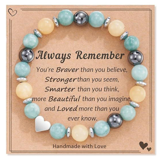Bracelet tendance en pierre naturelle rose et rouge, motif zèbre, arbre de vie, idéal pour une grande ou une petite sœur, bijou d'anniversaire pour fille ou garçon