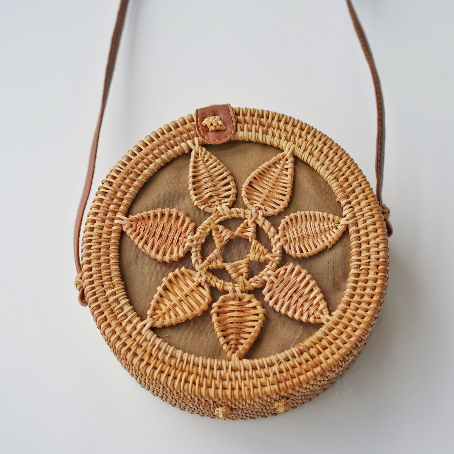 Sac tissé en rotin rétro à la mode - LUXARAH