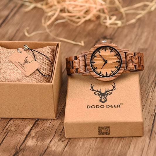 Montre en bois précieux - LUXARAH