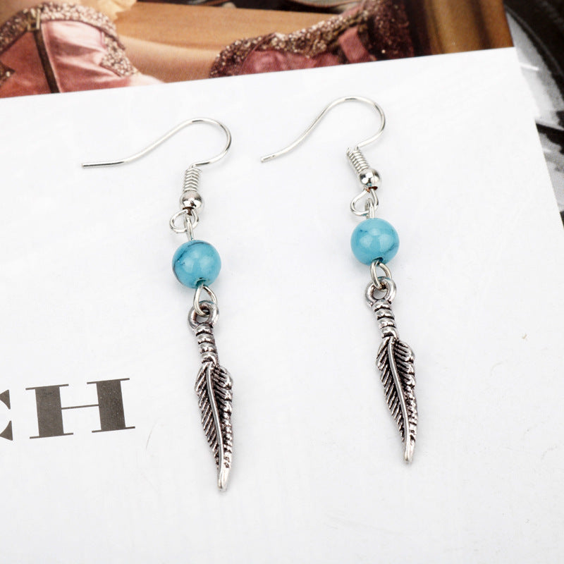 Boucles d'oreilles Azur - Éclatantes boucles d'oreilles turquoise en résine artisanale