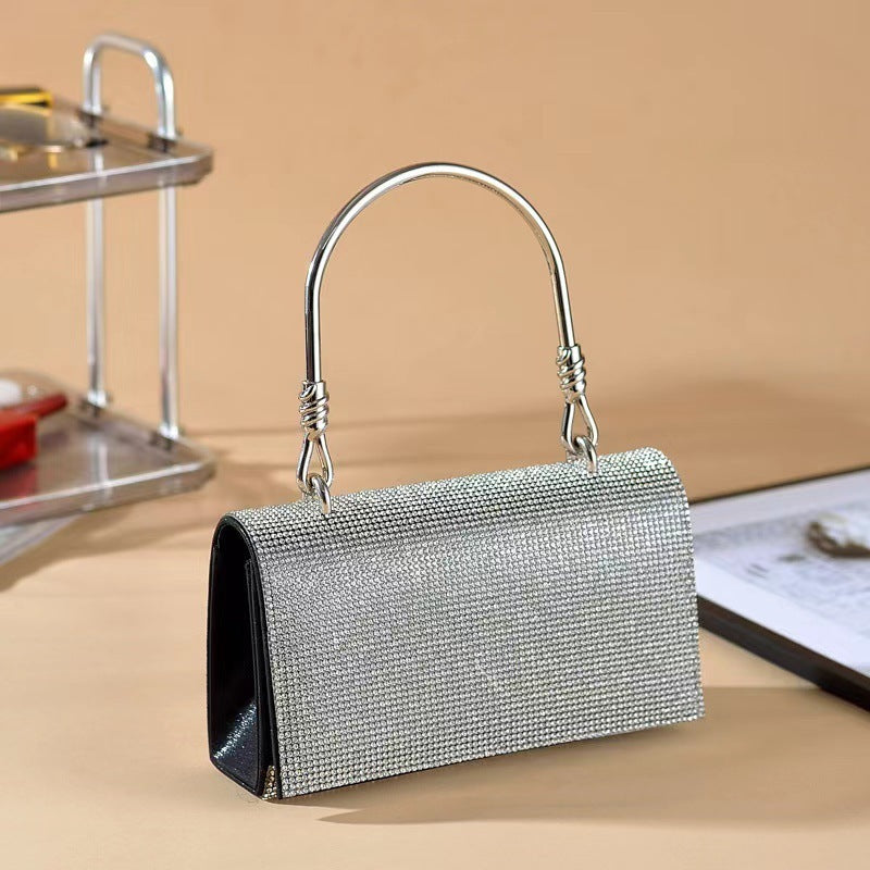 Sac à main brillant 3A entièrement en diamants pour femme, sac de soirée de luxe, sac à bandoulière - LUXARAH