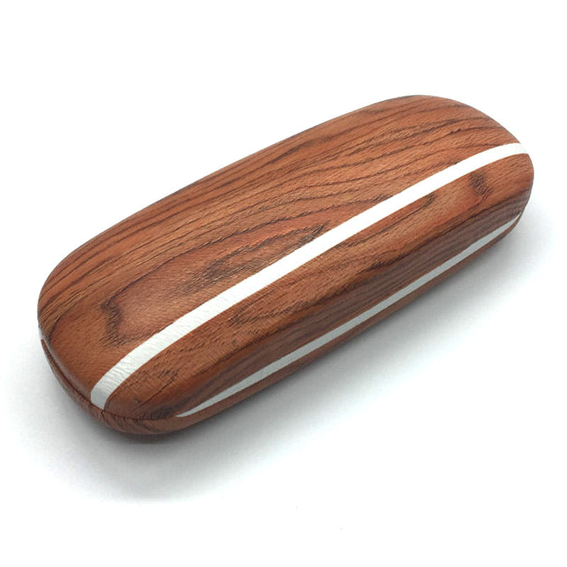 Étui à lunettes en grain de bois