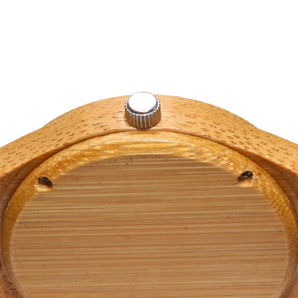 Montre à quartz en bambou - LUXARAH