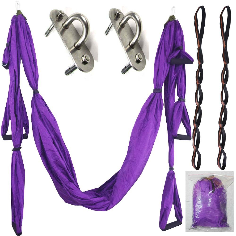 Hamac de yoga, balançoire de yoga, hamac de fitness, hamac de yoga aérien, accessoires de yoga - LUXARAH