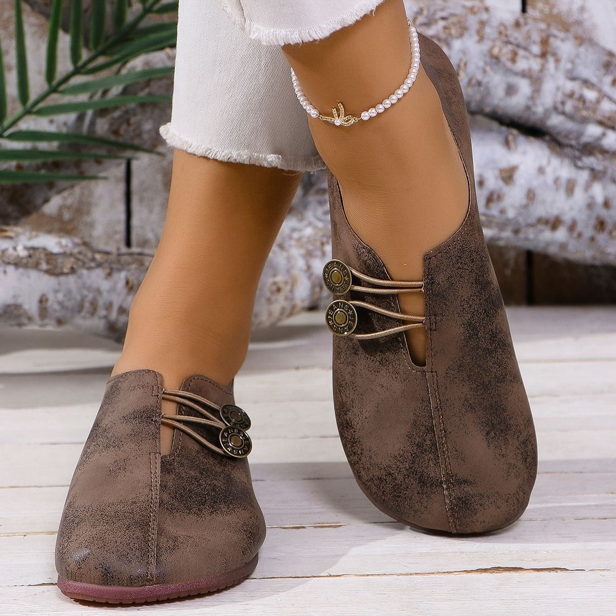 Sandales à enfiler à bout carré pour femme, chaussures plates et souples, tendance pour l'été