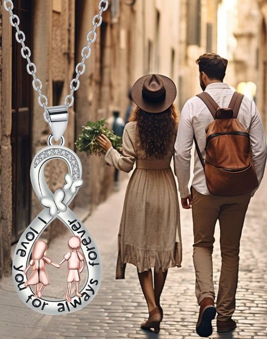 Bijoux de style européen et américain, Symbole infini, Nouveau style, Colliers élégants et romantiques - LUXARAH