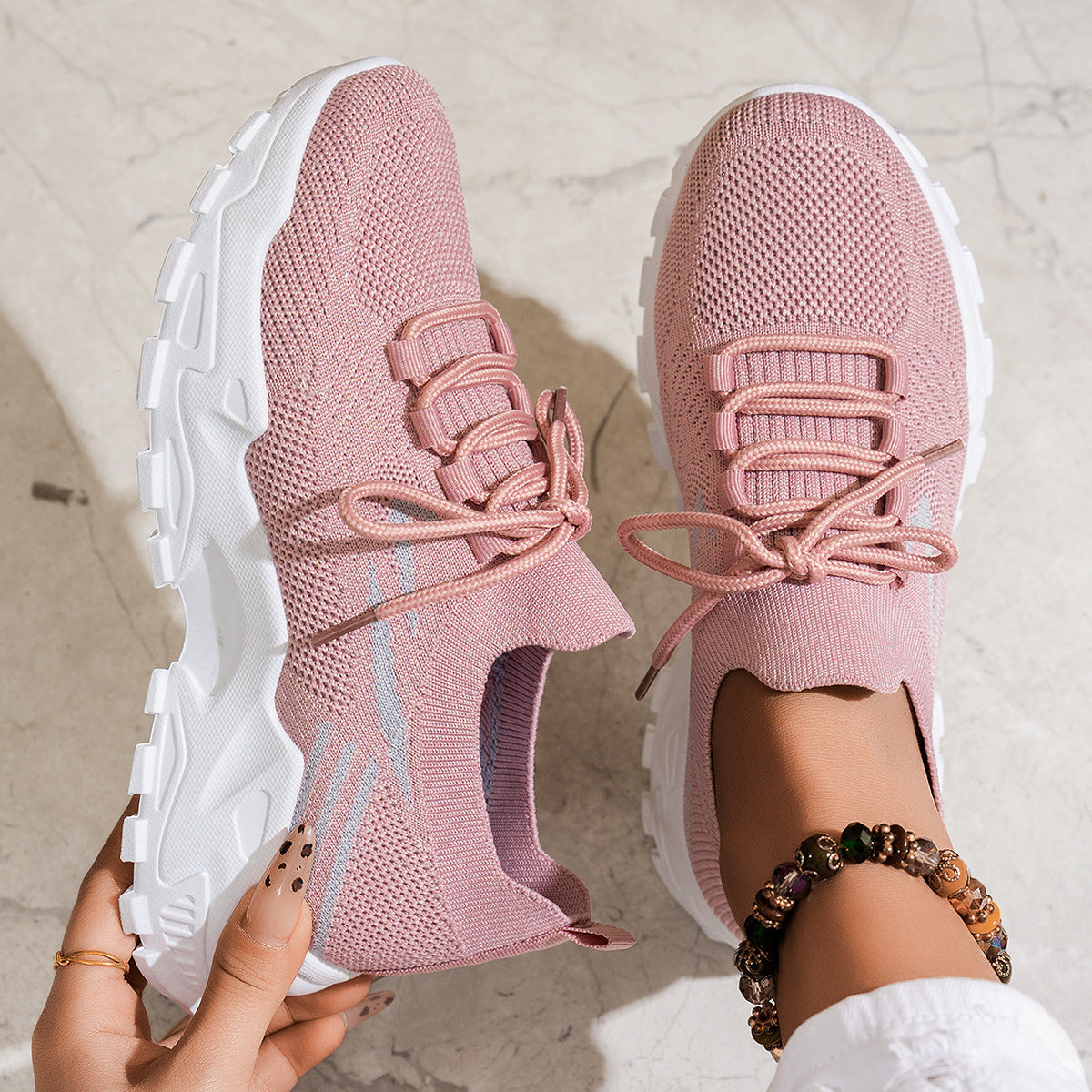 Chaussures de sport légères et décontractées pour femmes, à semelle souple