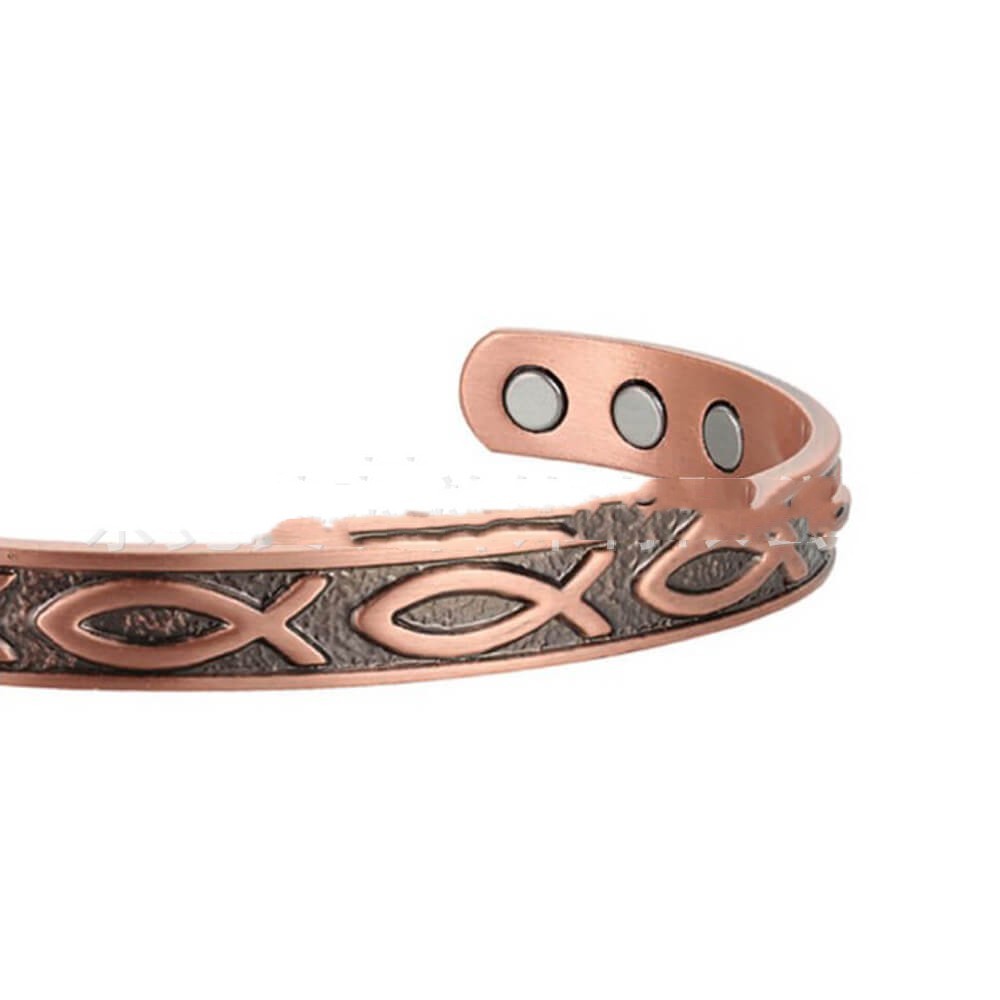 Bracelet de sport à énergie magnétique en cuivre pur - LUXARAH