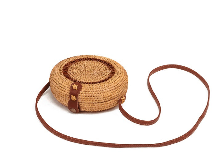 Sac en rotin tissé à la main