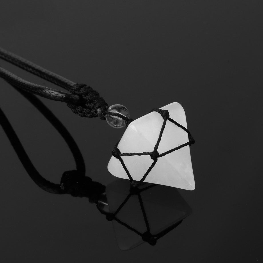 Crystal and natural stone necklaces for men and women