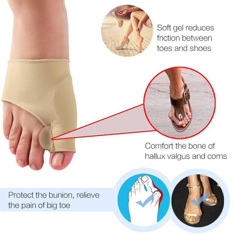 Chaussettes correctrices pour orteils en valgus, séparateur d'orteils, soulagement supérieur de la douleur liée à l'oignon - LUXARAH