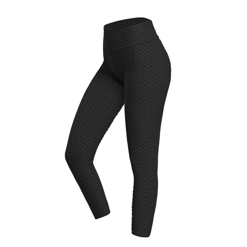 Pantalons de yoga fitness pour femmes, leggings taille haute gainants pour la course à pied