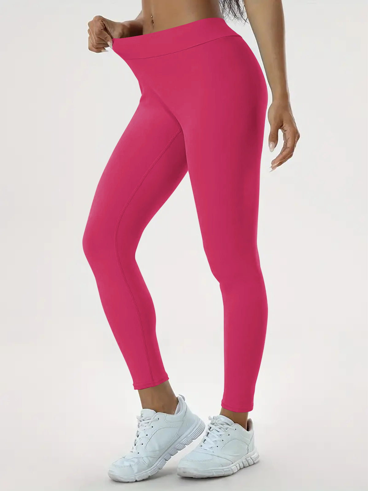 Pantalon de yoga taille haute pour femme, pantalon de fitness moulant et élastique