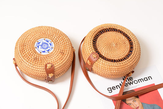 Mini sac creux en rotin - LUXARAH