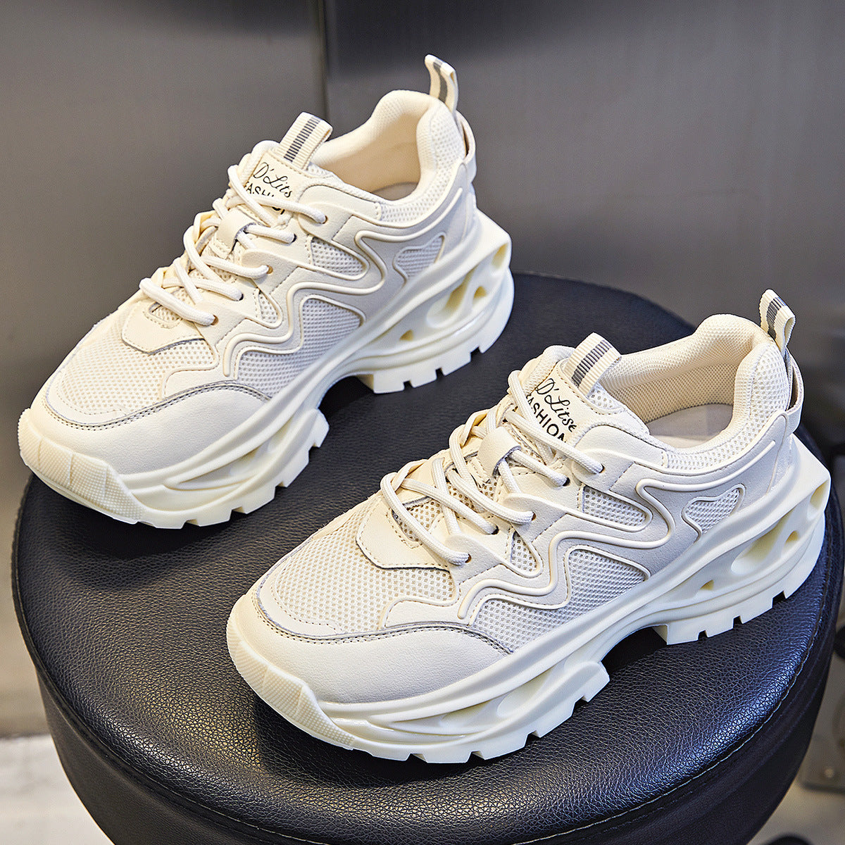 Chaussures de course basses décontractées à encolure peu profonde - LUXARAH