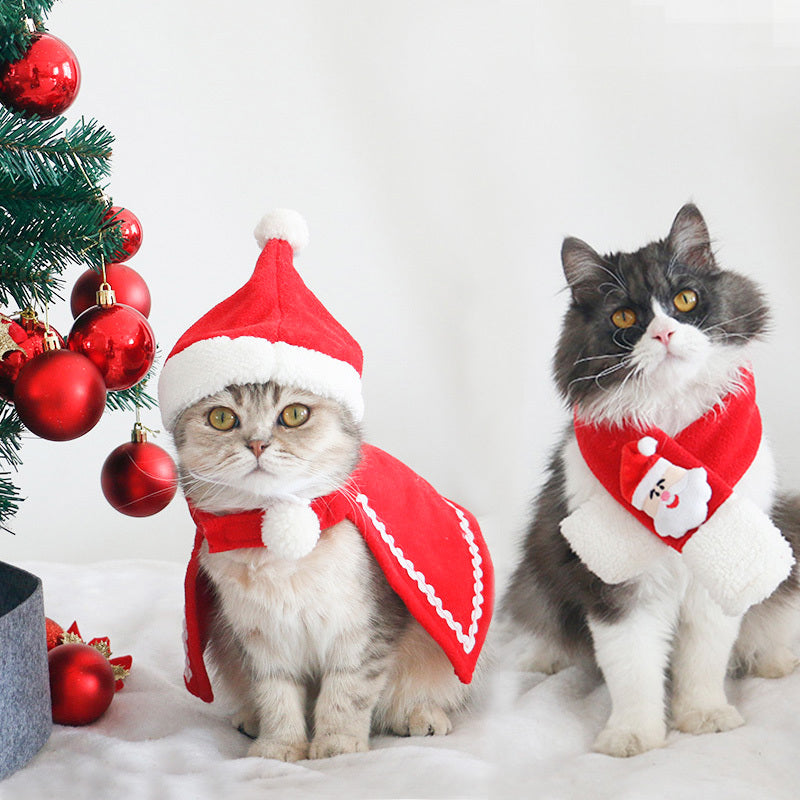 Écharpe pour chien, chapeau pour chat, bavoir, bijoux d'hiver - LUXARAH