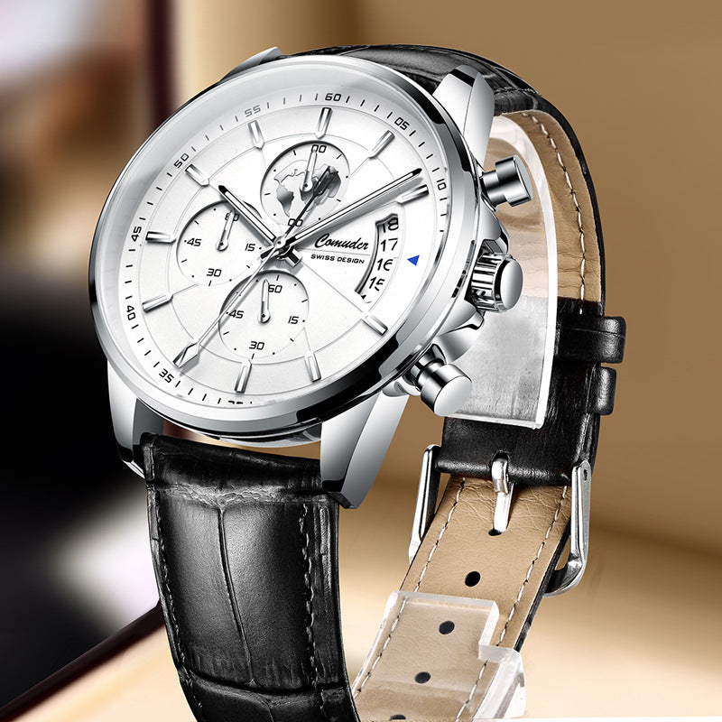 Montre entièrement automatique, étanche avec calendrier lumineux - LUXARAH
