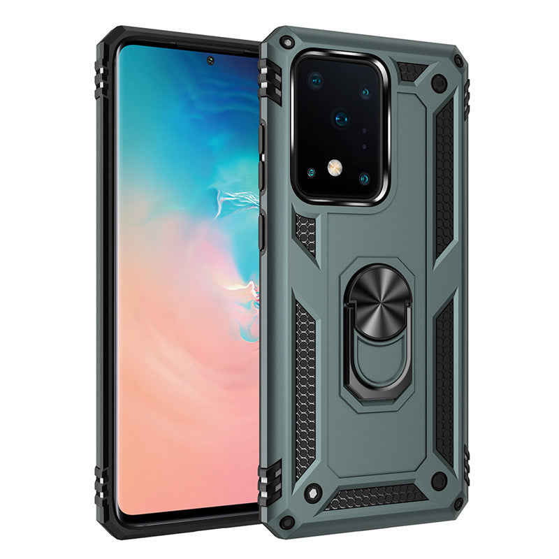 Coque de protection anti-chute militaire pour téléphone portable Samsung S20 avec anneau de support A81