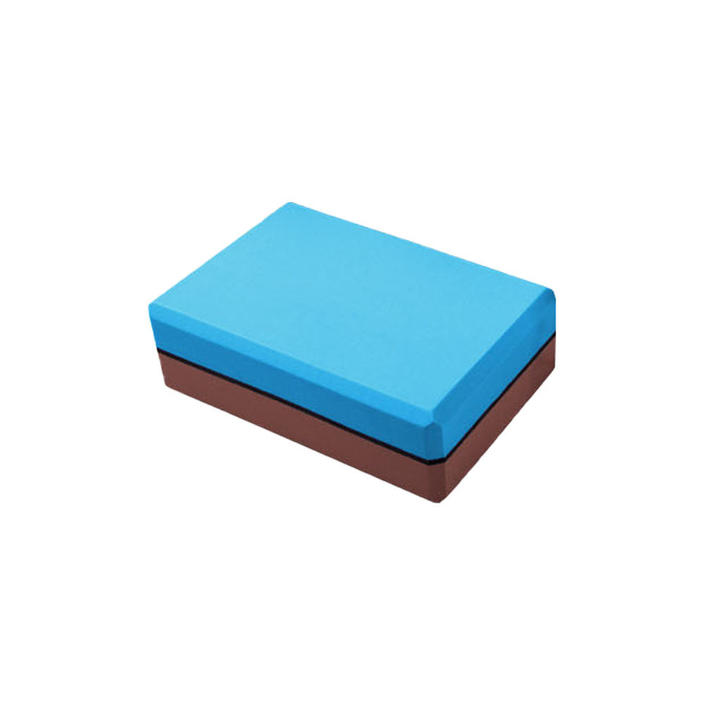 Brique de yoga bicolore en mousse EVA épaississante pour yoga auxiliaire - LUXARAH