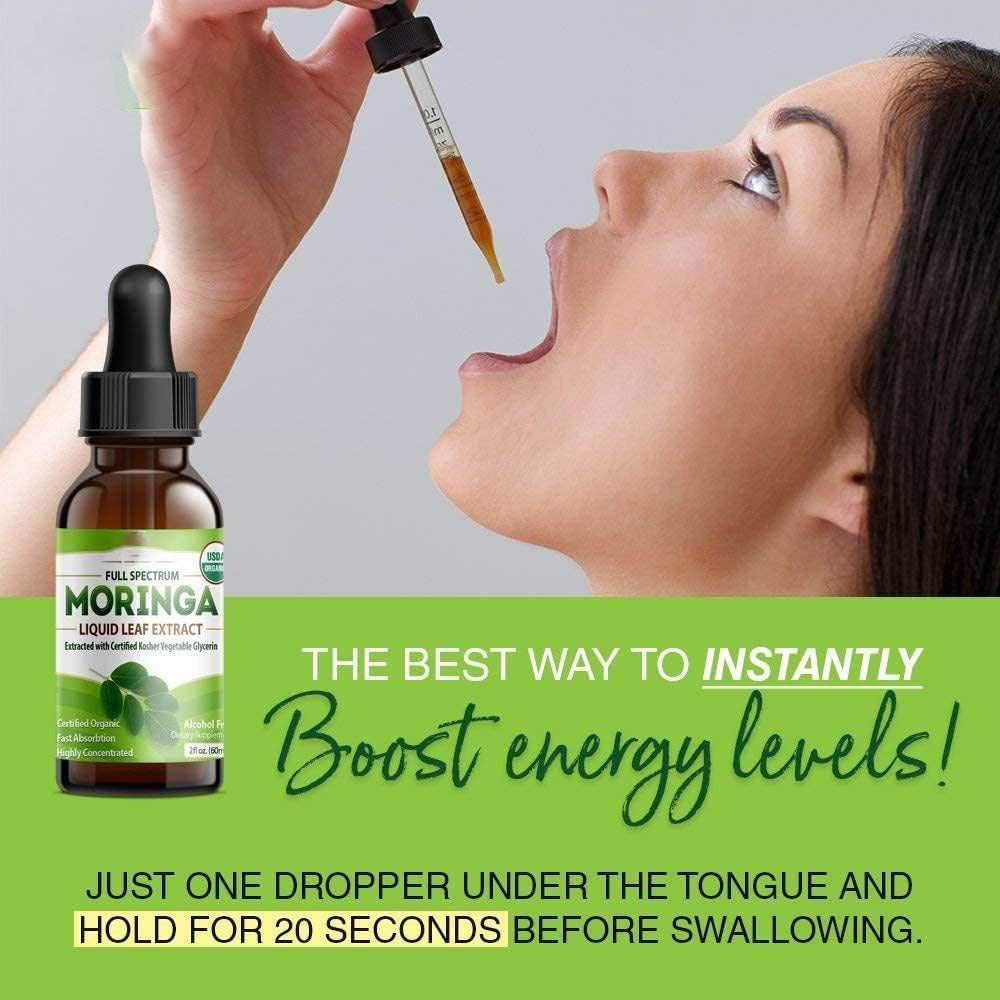 Gouttes de feuilles de moringa - LUXARAH