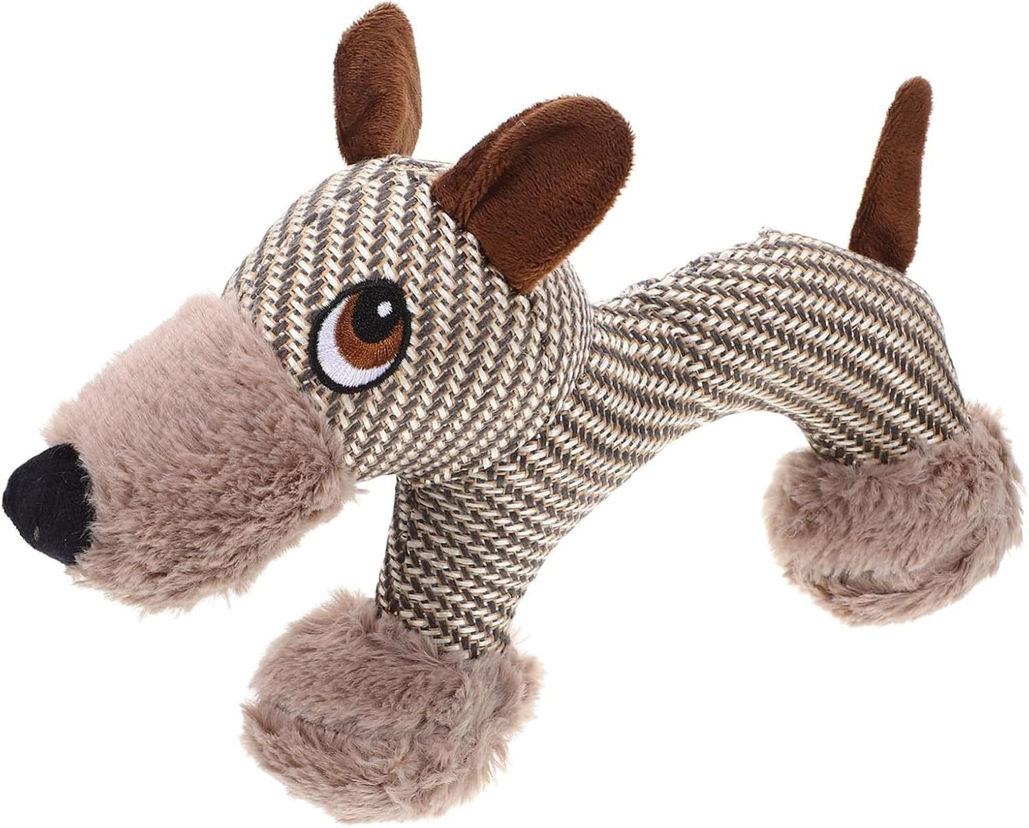 Jouet couineur pour grands chiens, peluche, jouet interactif pour chiens - Jouet à mâcher en peluche pour chiens, jouets couineurs stimulants pour animaux de compagnie, pour chiens de taille moyenne et grande - LUXARAH