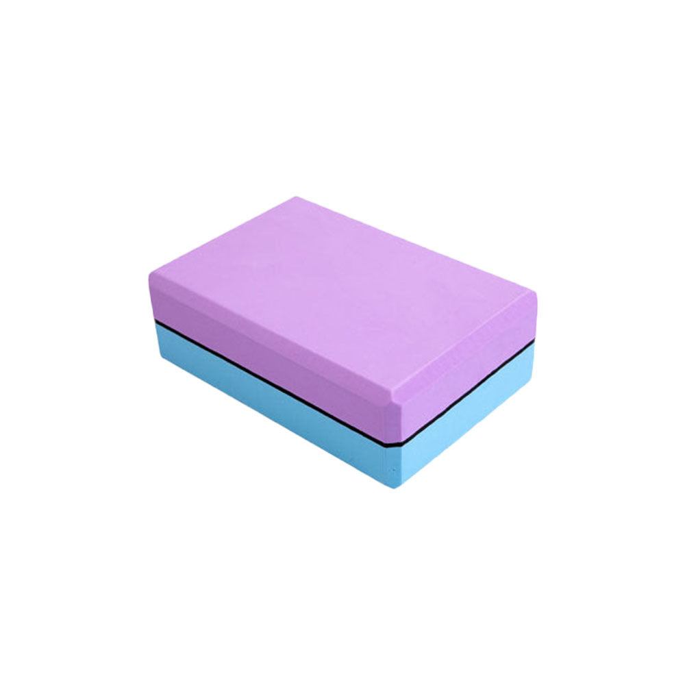 Brique de yoga bicolore en mousse EVA épaississante pour yoga auxiliaire - LUXARAH