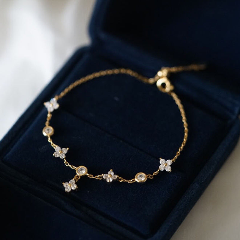 Bracelet trèfle en argent S925 - LUXARAH