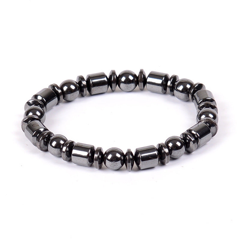 Bracelets magnétiques pour perte de poids, pour femmes et hommes, avec pentagramme en pierre, thérapie magnétique, soulagement de la douleur, bijoux de santé amincissants - LUXARAH