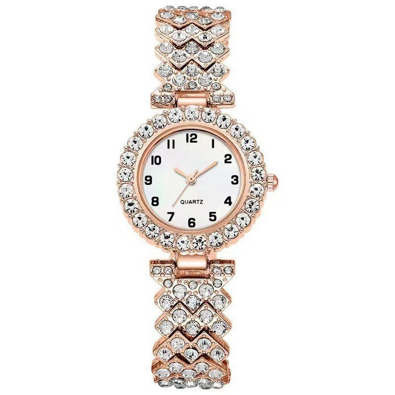 Ensemble de 2 montres de luxe pour femmes, bijoux tendance, bracelet argenté, montre-bracelet à quartz, bracelet en alliage, ensemble de bijoux, horloge, cadeau