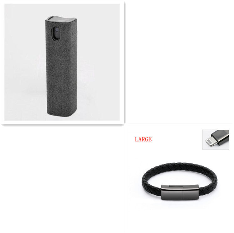 Kit de nettoyage d'écran 2 en 1 pour téléphone et ordinateur, avec chiffon en microfibre pour éliminer la poussière