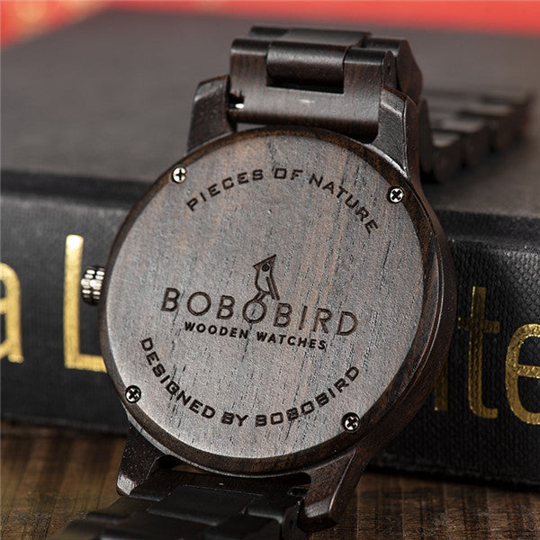 Montre en bois de bambou