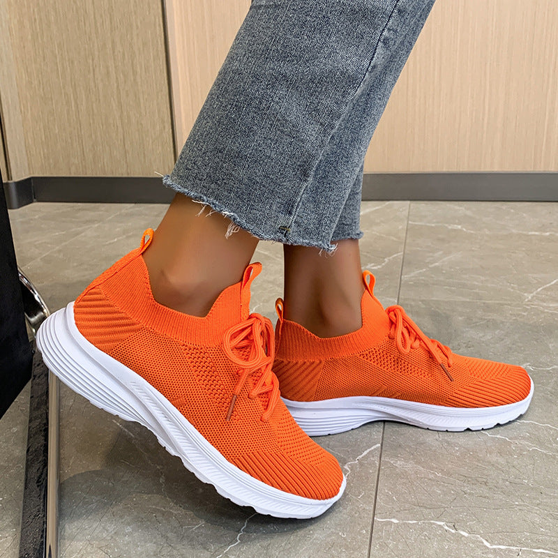 Chaussures de course respirantes en maille tendance pour femmes - LUXARAH