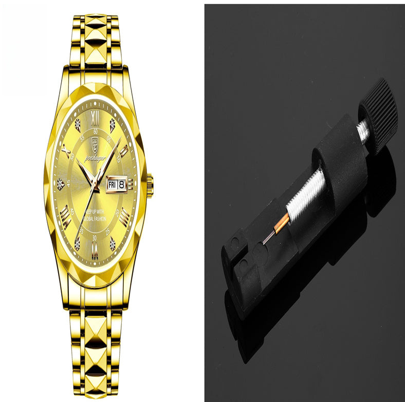 Montre à quartz lumineuse étanche pour homme avec double calendrier - LUXARAH