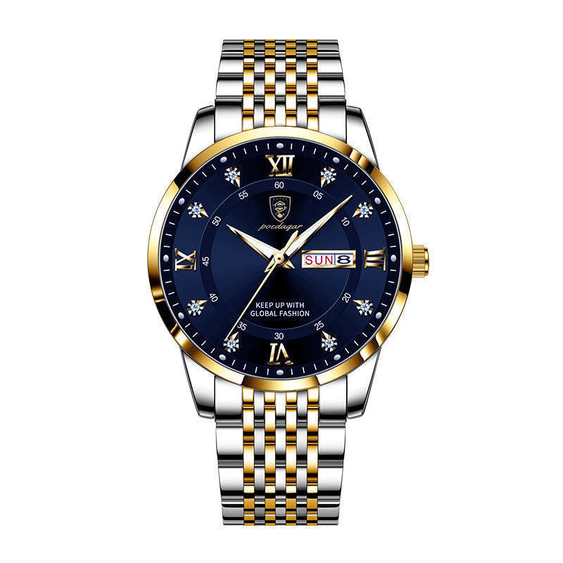 Nouvelle montre homme étanche avec calendrier lumineux - LUXARAH