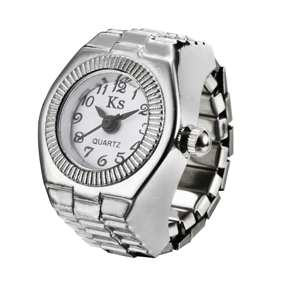 Montre-bague simple et polyvalente en alliage, montre créative - LUXARAH