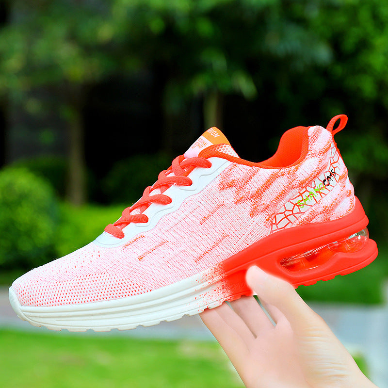 Chaussures de sport à coussin d'air pour femmes, grandes tailles, en maille respirante, quatre saisons, chaussures de course tendance - LUXARAH