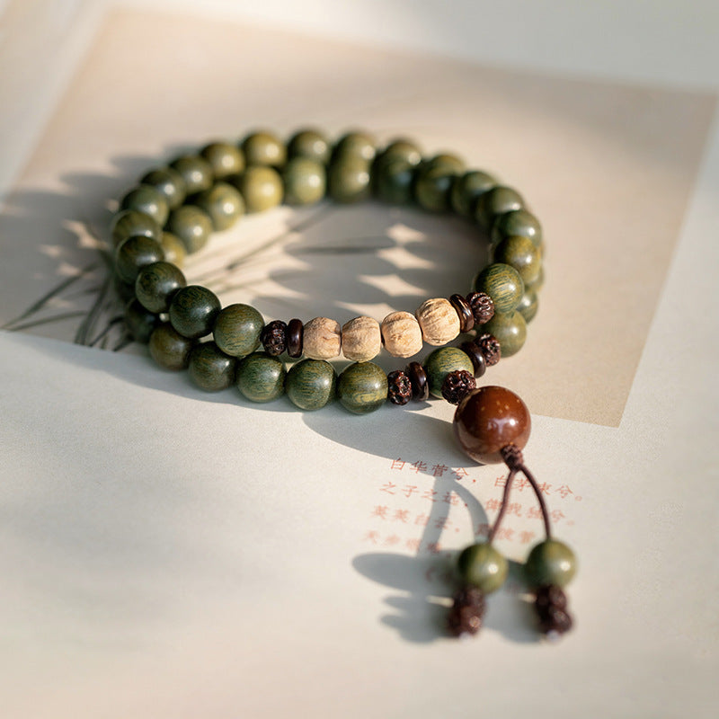 Bracelet de prière en bois de santal pour femme - LUXARAH