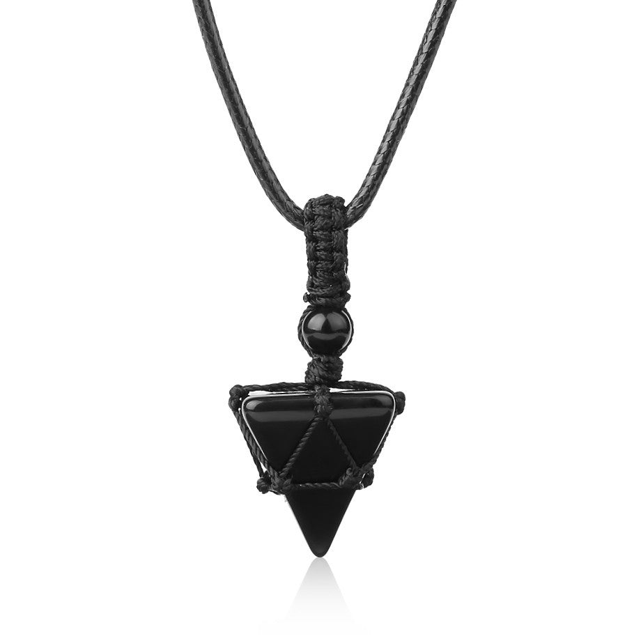 Crystal and natural stone necklaces for men and women