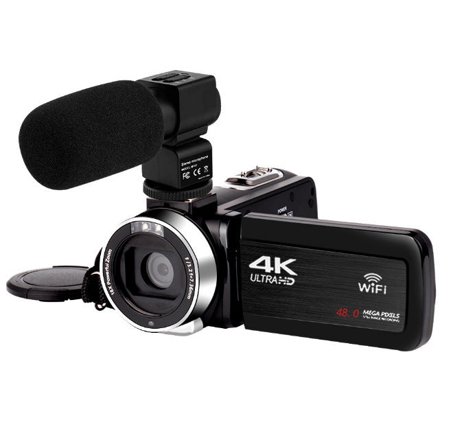 Caméra vidéo numérique 4K à écran tactile de 3,0 pouces avec télécommande Wi-Fi