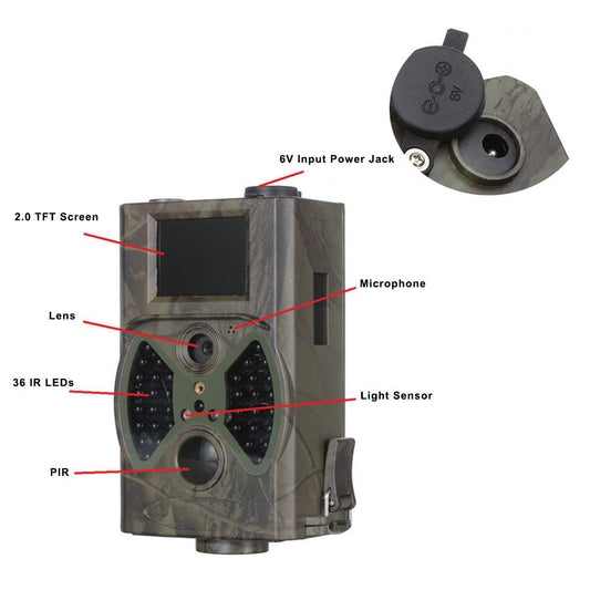 Caméras de surveillance de sécurité intérieures et extérieures