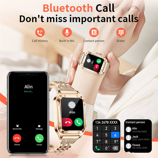 Montre connectée multifonctionnelle pour femmes, nouvelle montre de sport intelligente pour la surveillance de la santé - LUXARAH