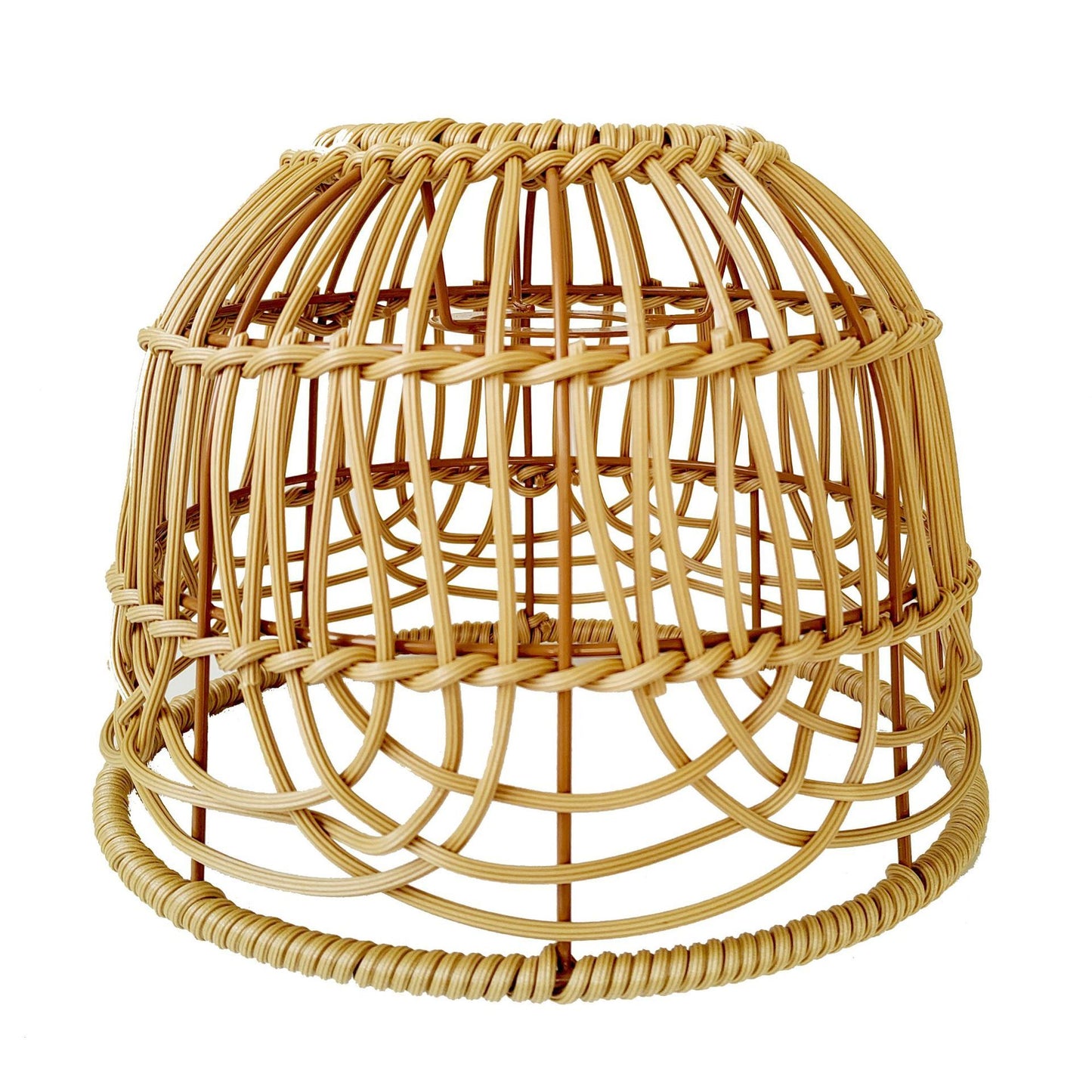 Lustre américain simple en rotin tissé à la main - LUXARAH