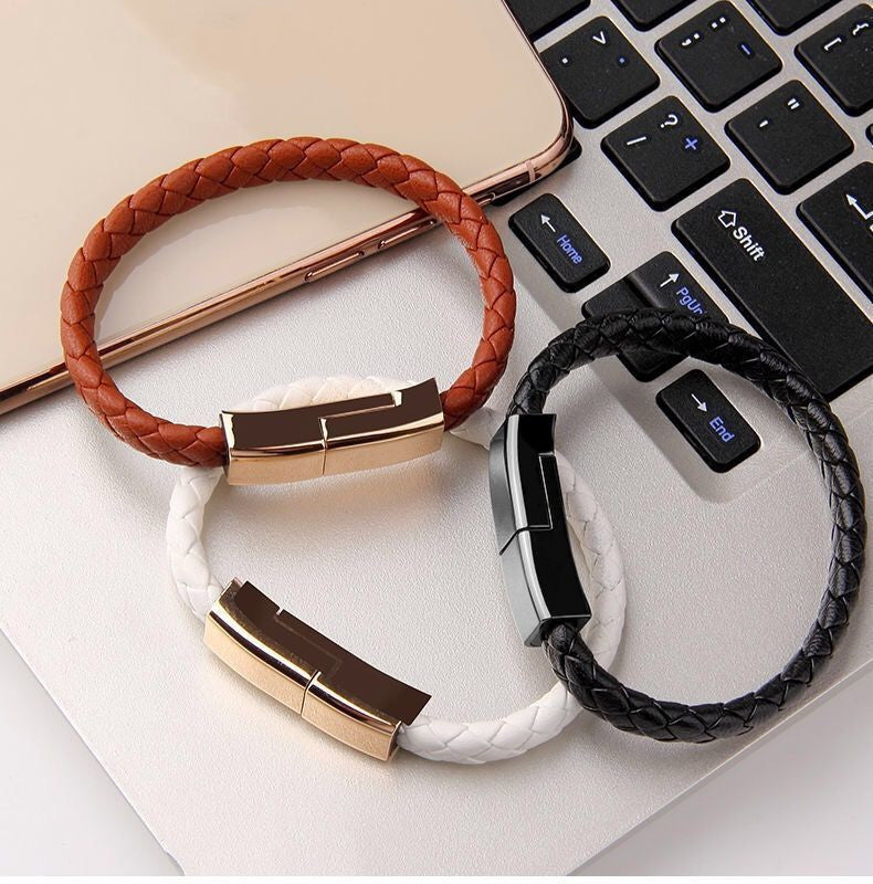 Nouveau bracelet chargeur, câble de charge USB, cordon de charge de données pour iPhone 14 13 Max, câble USB C pour téléphone, câble micro
