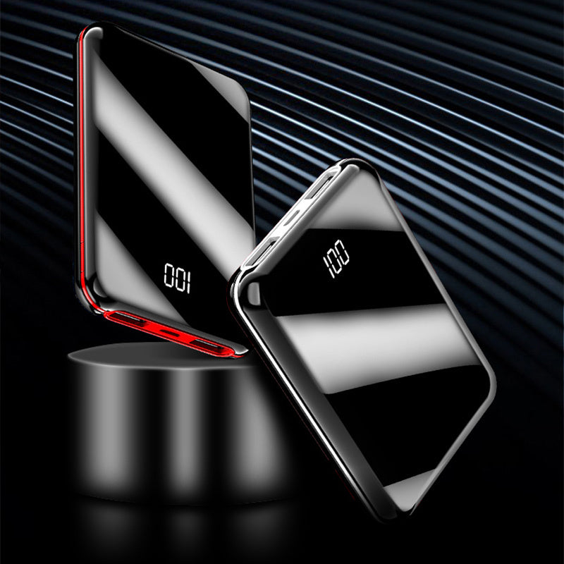 Batterie externe 8 W, chargeur portable à charge rapide avec double sortie USB pour téléphone