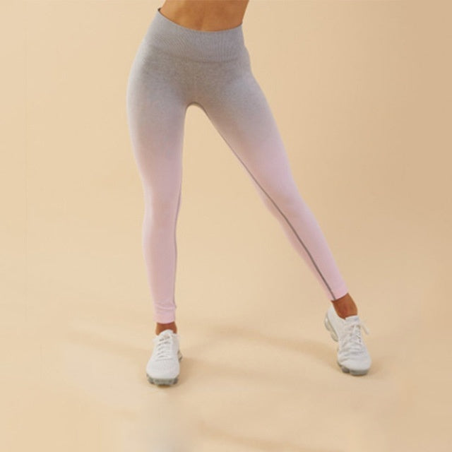 Legging ombré sans coutures Kaya - Rouge orangé - LUXARAH