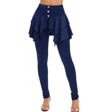 Legging à jupe à volants étagés - LUXARAH