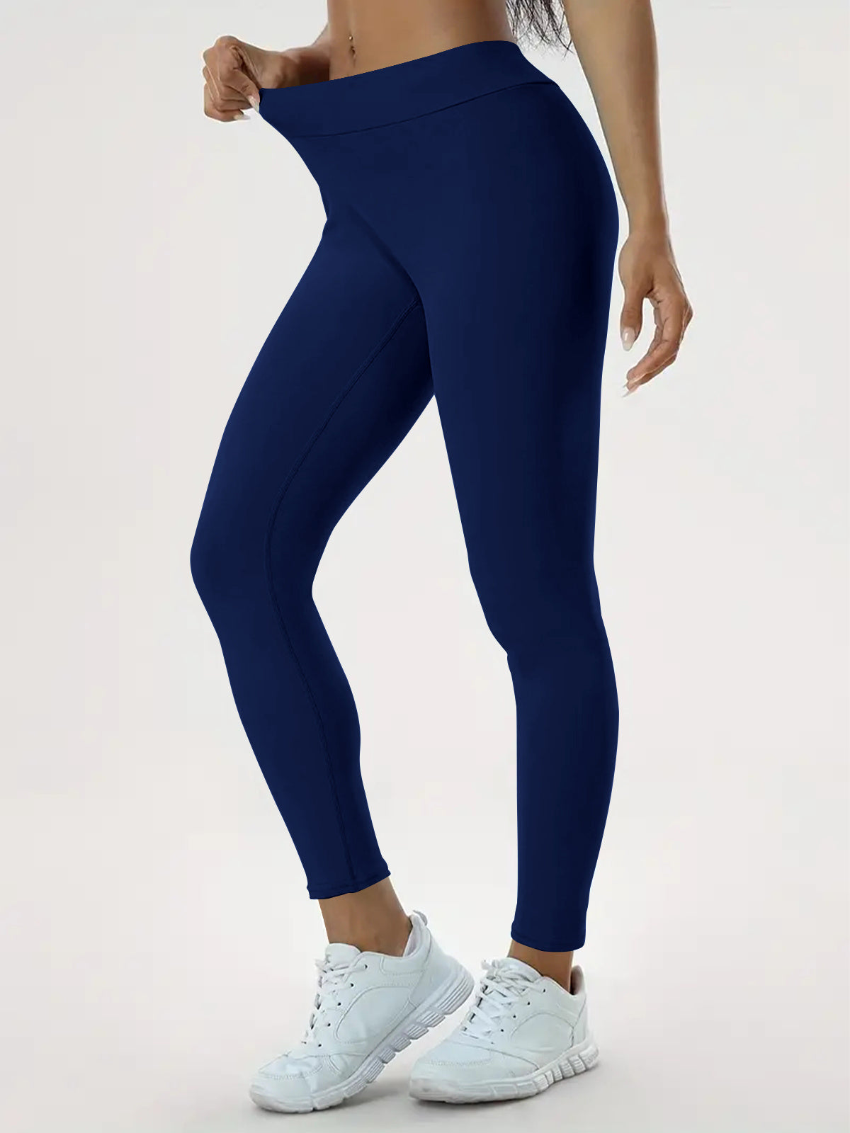 Pantalon de yoga taille haute pour femme, pantalon de fitness moulant et élastique
