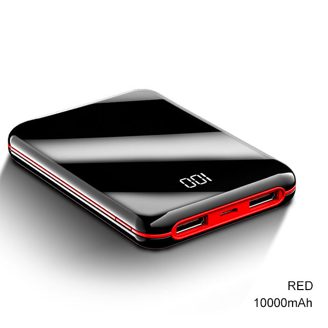 Batterie externe 8 W, chargeur portable à charge rapide avec double sortie USB pour téléphone