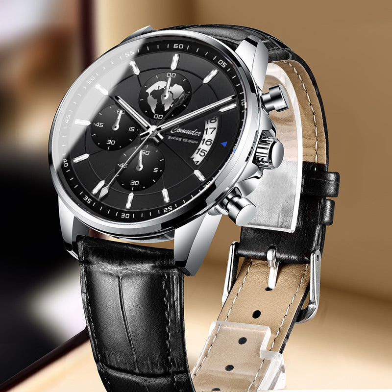 Montre entièrement automatique, étanche avec calendrier lumineux - LUXARAH